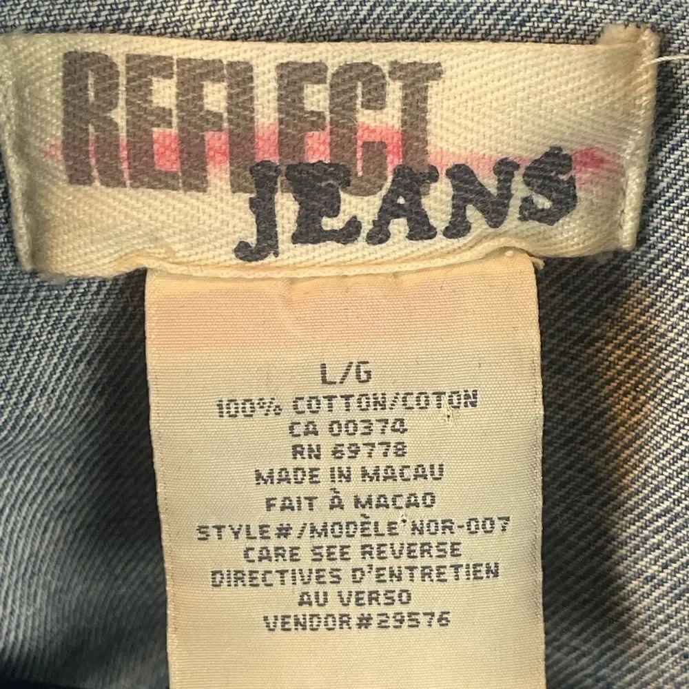 Tom Petty Daydreamer upcycled jean jacket custom repurposed ONE OF A KIND. L - Picture 3 of 7